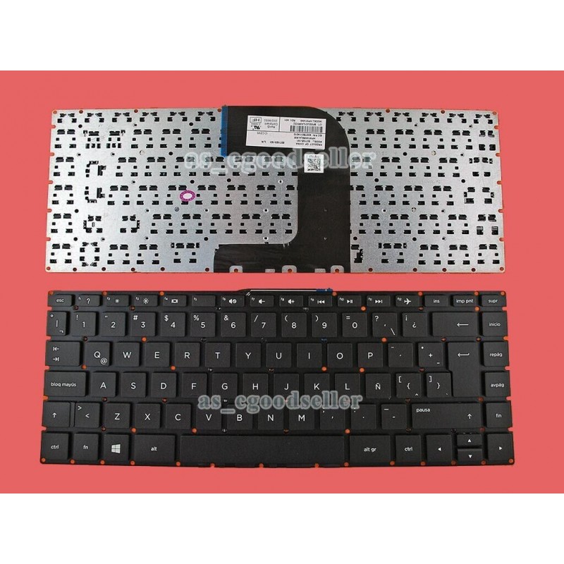 TECLADO HP 14-AC 14-AF  14-AD 14-AJ  14-AN 14-AM 240 G4  245 G4 240 G5  245 G5