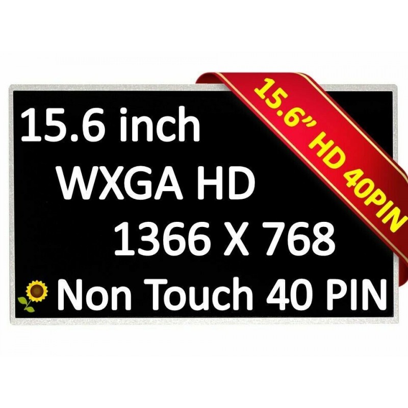 PANTALLA LED 15.6" STANDARD WXGA HD 1366*768 40 PINES
