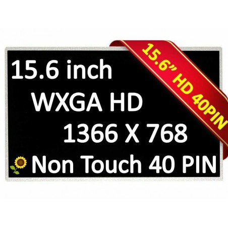 PANTALLA LED 15.6" STANDARD WXGA HD 1366*768 40 PINES
