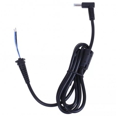 CABLE DE RECAMBIO PARA CARGADOR DE LAPTOP HP PUNTA CELESTE 4.5*3.0MM