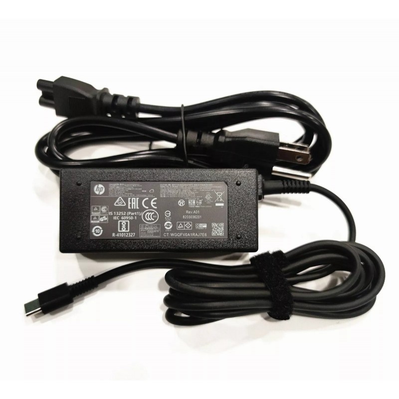 CARGADOR HP 45 WATTS TIPO C ORIGINAL